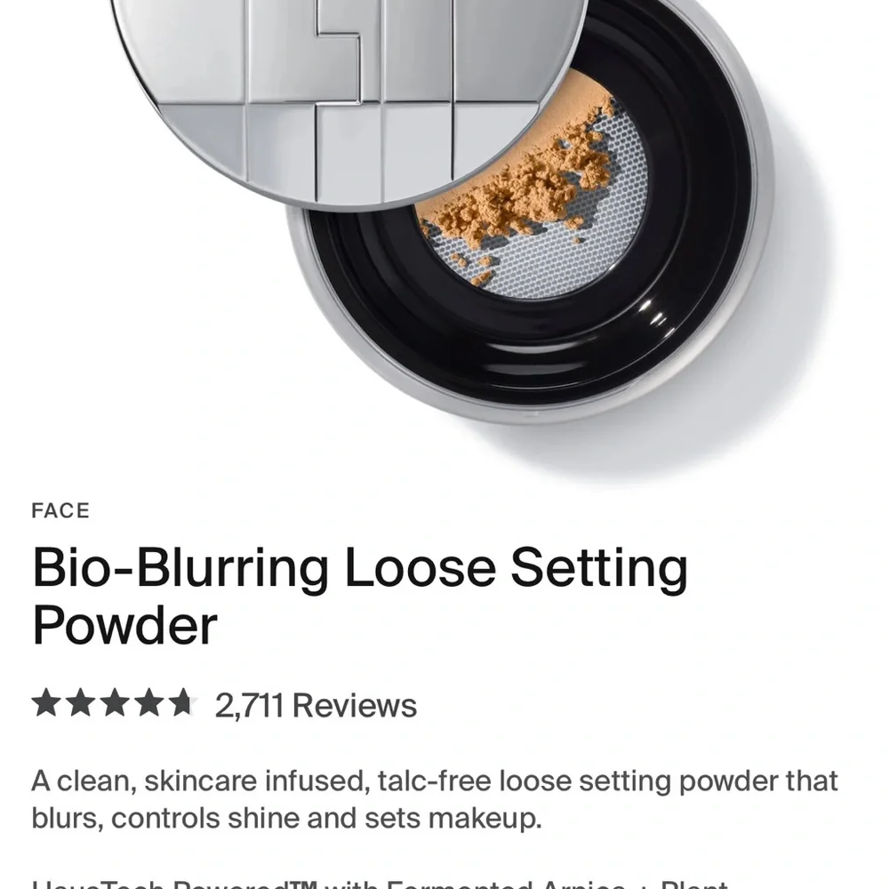 NIB Haus Labs Bio-Blurring Loose Setting Powder in shade Golden
